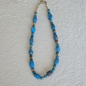 Blue Beaded Necklace